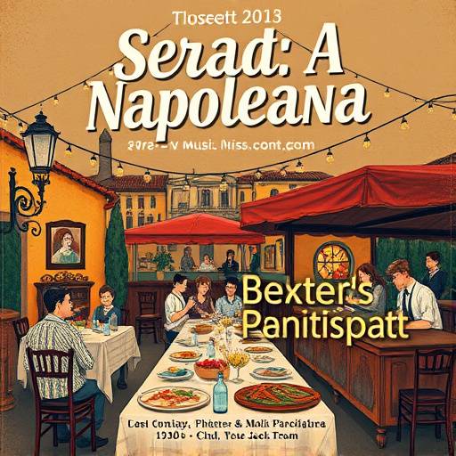 Locandina dell'evento Serata Napoletana con musica tradizionale e piatti tipici