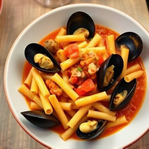 Pasta e fagioli con cozze, un piatto ricco e saporito